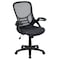 Flash Furniture Office Chair, Mesh, Dark Gray HL-0016-1-BK-DKGY-GG - alternate 1